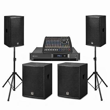 Professional Səs Sistemi Paketi - 2 ədəd üst akustik kalonka