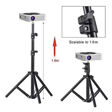 video registor: Proyektor üçün tripod stend - Hündürlük aralığı: 54 sm – 160 sm — 3