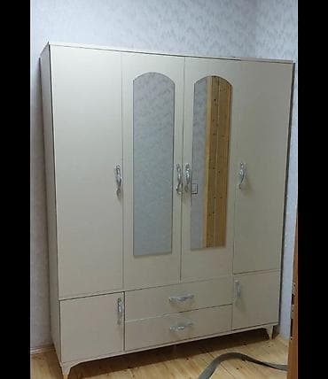 Yeni, 4 qapılı, Siyirməli, Digər material, Açılan, Düz dolab — 3