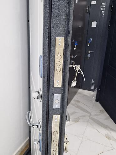 Quru inşaat materialları: Mənzil üçün Yeni Giriş qapısı 90x205 sm Glazok ilə, Zəmanətli, Ödənişli quraşdırma, Ödənişli çatdırılma — 3