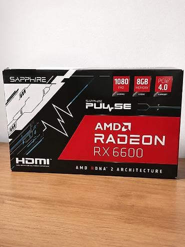 Videokart Sapphire Radeon RX 6600, 8 GB, İşlənmiş