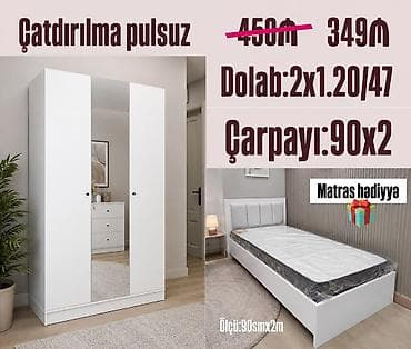 Gənc yataq desti. DOLAB+ÇARPAYI_ 💥 Yeni və sifarişlə Qiymət at lalafo.az Gənc yataq desti. DOLAB+ÇARPAYI_ 💥 Yeni və sifarişlə Qiymət