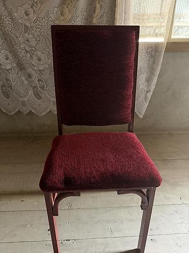 Qonaq otağı üçün, Yeni, Qatlanmayan, rəng - Bordo Stul