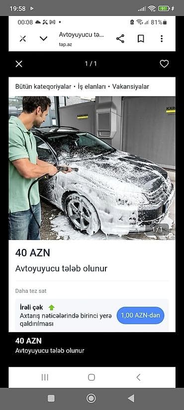 9 mkr 9 saylı poliklinikanın yanında moykaya təcili işçi tələb