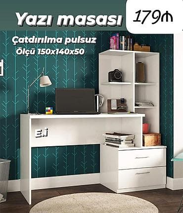 Künc masa, Stulsuz, Polkalı, Siyirməli, Parlaq laminat — 1