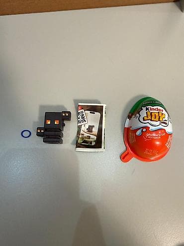 iran konfeti: Məhsul: Kinder Joy – Minecraft seriyası, oyunçaqlı şokolad kremi — 4