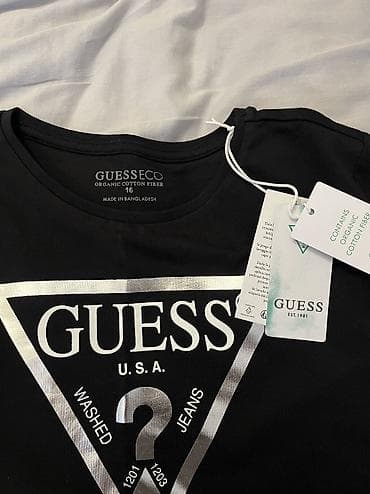 Guess original qadin t shirt 16 yash ( S/XS bedene uygun) tezedir — 3