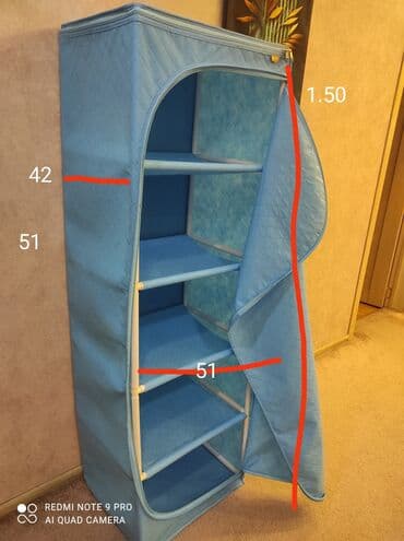 купить бу шкаф для одежды: Oğlan üçün, 5 qapı, Düz dolab — 5