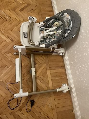Uşaq üçün çoxfunksiyalı elektrikli yelləncək/yemək stulu - 2-si 1-də lalafo.az -da Uşaq üçün çoxfunksiyalı elektrikli yelləncək/yemək stulu - 2-si 1-də