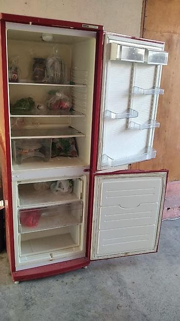 soyuducu dnepr: İşlənmiş 2 qapılı Atlant Soyuducu Satılır, rəng - Qırmızı — 4