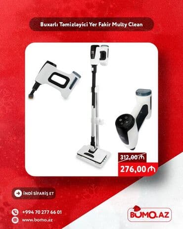 Aristonlar: 🎄✨ Yeni il ENDİRİMİ! ✨🎄 🔥 Buxarlı Təmizləyici Yer Fakir Multy Clean — 1
