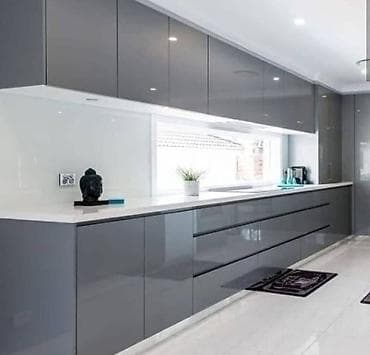 metbext mebeleri: Sifarişlə mətbəx dəsti, Özü çəkən petlələr, Mat laminat, Kredit yoxdur, Rayonlara çatdırılma, Pulsuz çatdırılma — 7