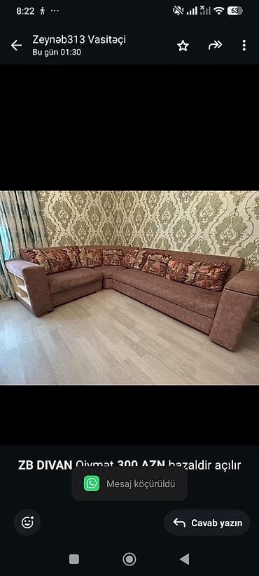 *ZB DIVAN* Qiymət *300 AZN* bazaldir açılır ünvan Balaxanı