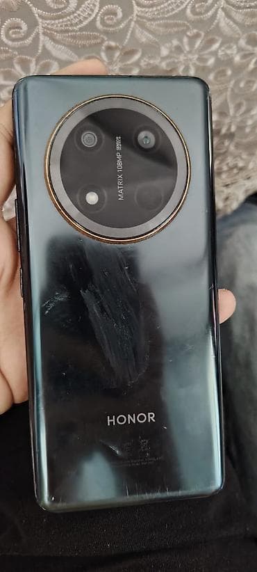 telfon sade: Honor X9c, rəng - Qara, İki sim kartlı — 1