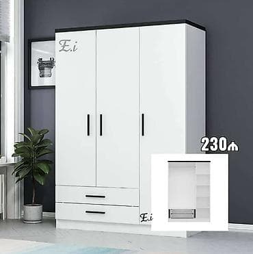 3Qapili Dolab ✔️Rəng seçimi var ✔️Ölçü 200x120x47 ✔️ Quraşdırılma