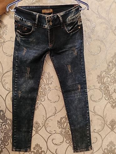 cins şalvar modelleri 2023: Kolleksiya: Qadın dar kəsimli cins şalvarlar (2 model) Turkiye — 7