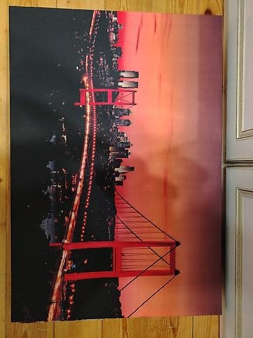 plasdik qapi pencere: LED işıqlı divar tabloları – İstanbul mövzusu - Mövzu: Taksim–Tünel — 4