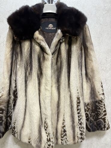 kurtkalar qizlar uchun: Kürk, rəng - Qəhvəyi — 5