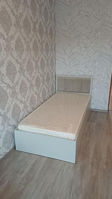 ag laminat: Yeni, Təknəfərlik çarpayı, Bazalı, Matras ilə, Siyirməsiz, Azərbaycan — 4