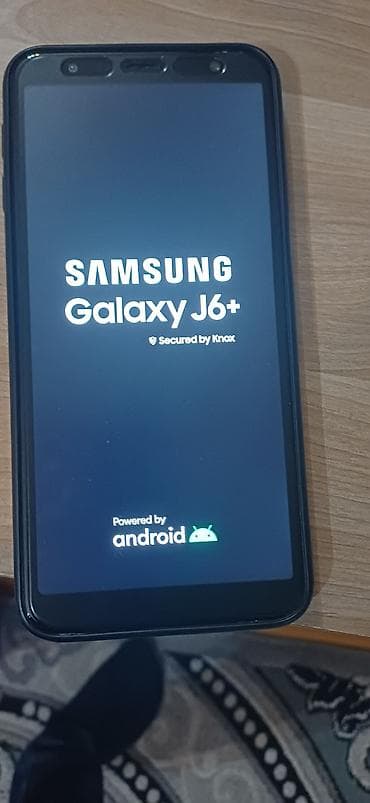 samsung note 10 plus ekran: Samsung Galaxy J6 Plus, 64 GB, rəng - Qırmızı, Sensor — 3