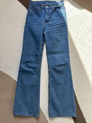 oversize şalvar: Mavi rəngli klassik cins şalvar. Flare jeans
1 il istifadə olunub — 1