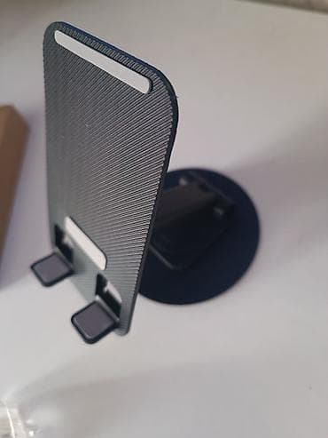 tripod telefon tutucu: Masaüstü telefon/planshet dayağı - Material: möhkəm metal gövdə — 3
