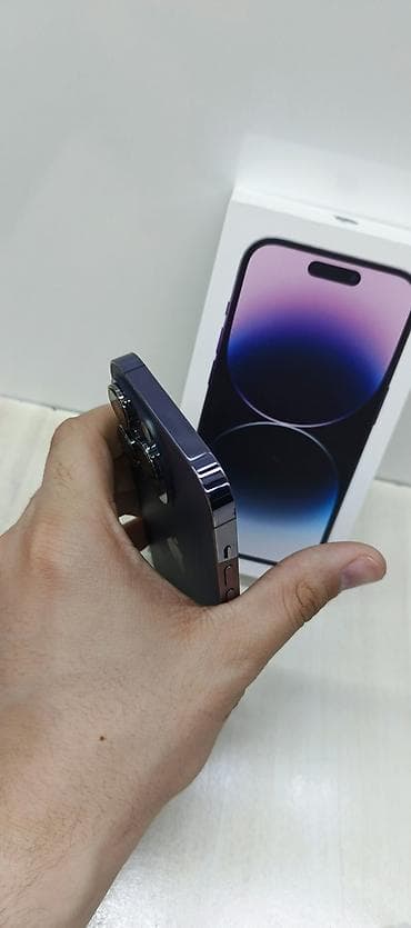 iphone se 2023: IPhone 14 Pro, 128 GB, Deep Purple, Face ID — 10