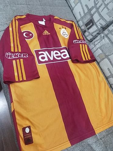 Kişi geyimləri: Futbolka, Adidas, L, rəng - Qırmızı — 2