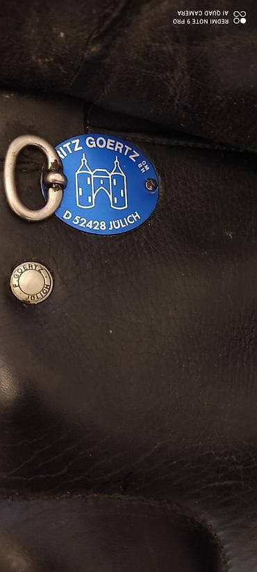 F. Goertz (Jülich, Almaniya) istehsalı orijinal at eyerı. Əlaqə