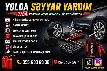 ремонт авто с выездом: Yolda Səyyar Yardım – 7/24 xidmət Peşəkar mobil komanda ilə Bakı və — 2