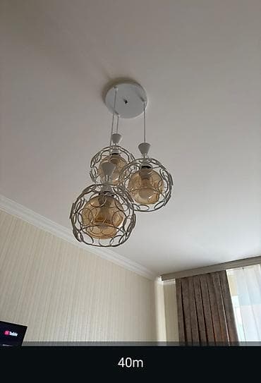 Çılçıraq, 3 lampa, Metal