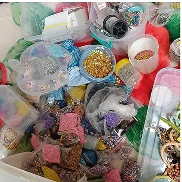 Baş geyimləri: Muncuq coxdu hamsi birlikde 180man — 9