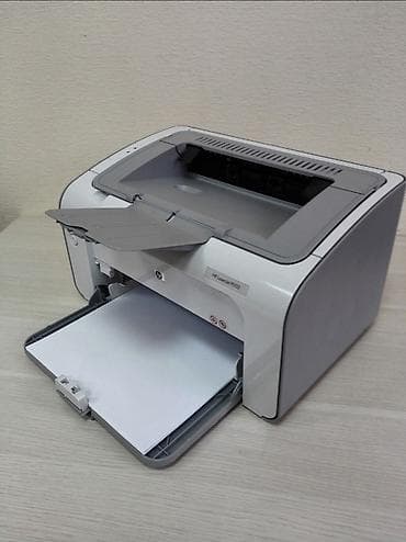 Printer və kseroks aparatları: HP LaserJet P1102 mono lazer printer ağ qara saz vəziyyətdə - Növlər — 1