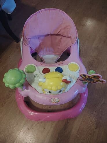 школьная форма: Çəhrayı rəngdə, uşaqlar üçün nəzərdə tutulmuş gəzdirici. Bu gəzdirici — 1