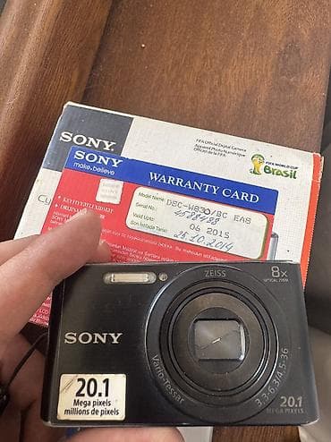 lk 007 kamera: Sony Cyber-Shot DSC-W830 20.1 Megapixel tam islek veziyyetdedir ela — 5
