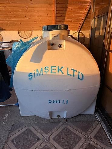 Bak, Plastik, 2000 l l, Yeni, Ünvandan götürmə