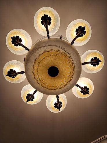 çiraq: Çılçıraq, 9 lampa, Metal — 2