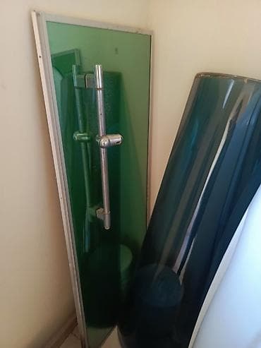 şüşə qapılar: Şüşə qapı dəsti - Material: qalın temperli şüşə (tünd/yaşıl — 2