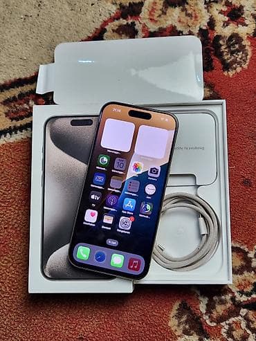 250 gb hard disk: IPhone 15 Pro, 128 GB, Natural Titanium, Sənədlərlə — 6