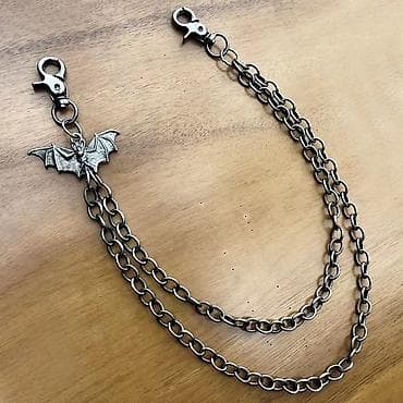 yara parfum: Qotik üslublu ikiqat zəncir aksesuarı - Material: metal ərintisi — 1