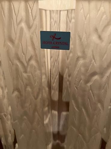 orxideya gul: Vintage vaza Yapon brendi Hoya crystal Hündürlük 23 sm Винтажная — 3