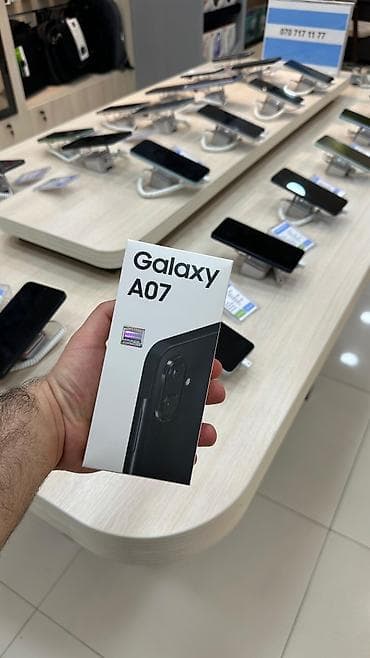 kamera manitor: Samsung Galaxy A07, 64 GB, rəng - Qara — 1
