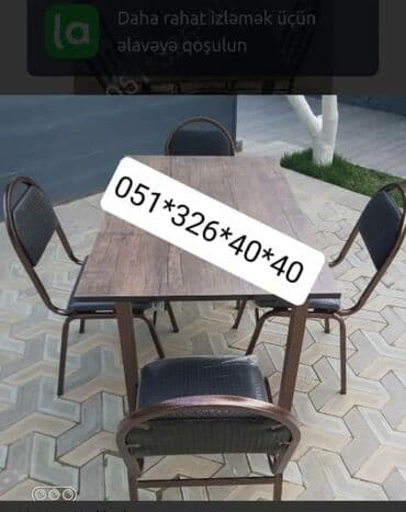 oturacaglar: Stol stul masa ve oturacaq destleri tek-tek ve ya Komplekt Wekilde — 21