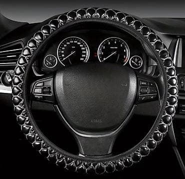 opel rolu: Avtomobil sükan örtüyü – quilted dizayn - Material: süni dəri (PVC) — 4