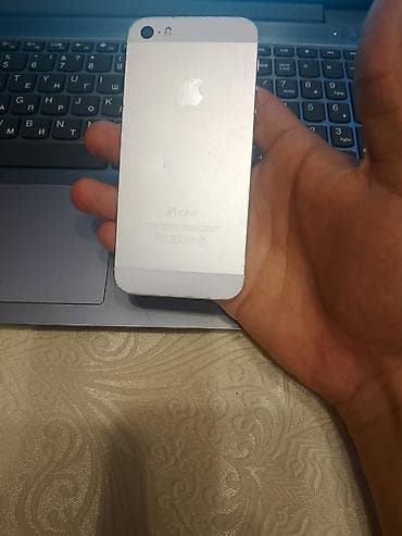 playstation 5 arenda: IPhone 5s, < 16 GB, White Titanium, Qırıq — 1