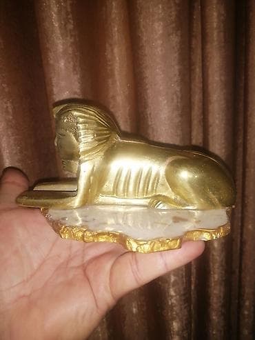 Статуэтки: Heykəl bronzadan На изображении представлена статуэтка египетского — 2