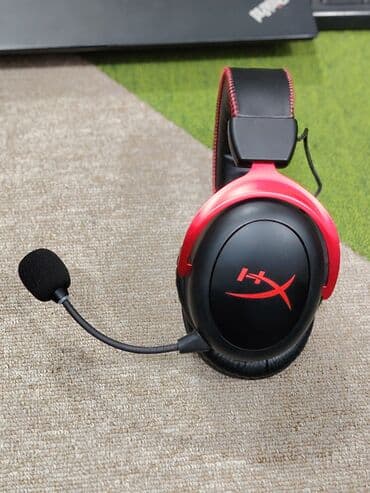 qulaqciq temiri: İşlənmiş Simsiz (Bluetooth) Qulaqcıqlar, HyperX, rəng - Qara — 1