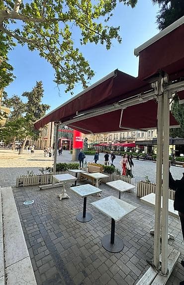 Kafe və restoran üçün peşəkar ikitərəfli tentlər — komplekt Kafe — 2