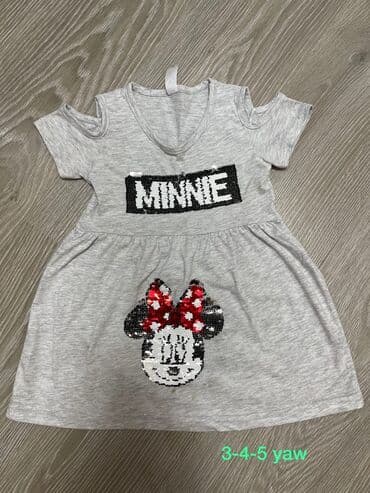 Детская одежда и обувь: Детское платье, Повседневное, 3 - 4 года — 1