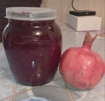 Qab-qacaq və mətbəx ləvazimatları: Təbii nar şərab - Məhsul: Evdə hazırlanmış nar püresi – tünd — 2